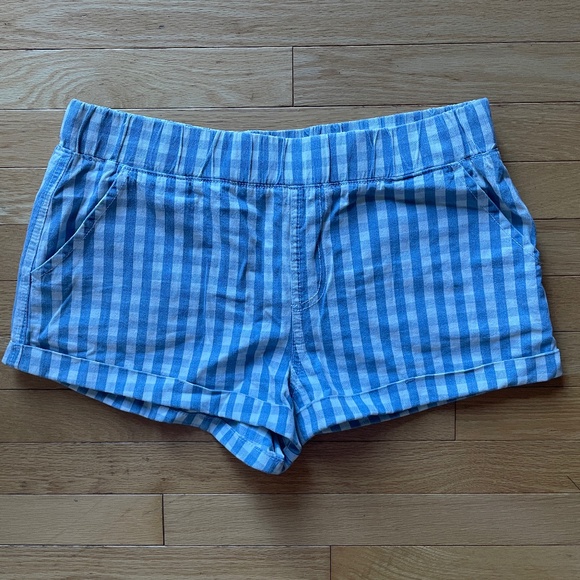 Brand New Women’s Rewash Gingham Print Short Shorts - Picture 5 of 13